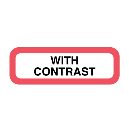 Nevs Position Labels - With Contrast 1/2" x 1-1/2" White w/Red & Black XP-750